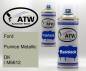 Preview: Ford, Pumice Metallic, DK / M6612: 400ml Sprühdose + 400ml Klarlack - Set, von ATW Autoteile West.